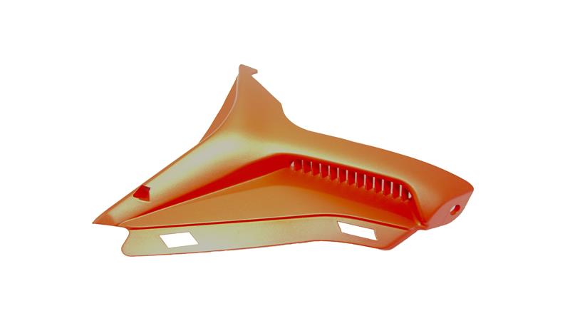 DEPO ÜST MUHAFAZASI HAVALANDIRMA PLASTİĞİ SAĞ TURUNCU (RZ125)